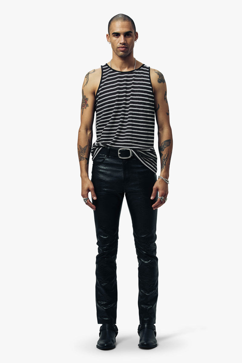 Stripe Slub Vest