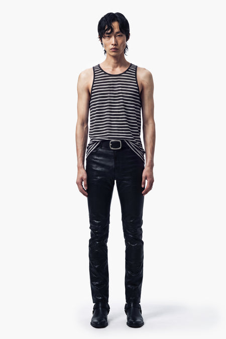 Slub Vest - Stripe