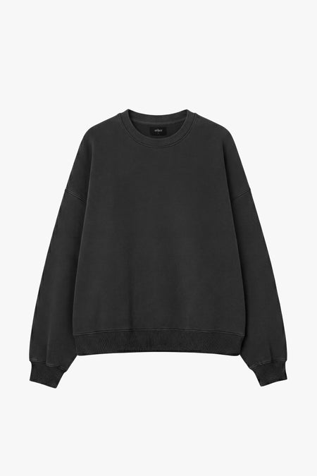 Vintage Issue Oversized Sweatshirt - Vintage Black