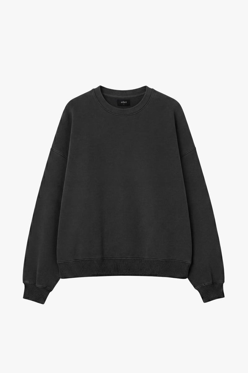 Vintage Issue Oversized Sweatshirt - Vintage Black-Women