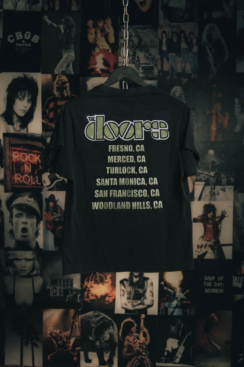 THE DOORS CALIFORNIA TOUR VINTAGE T-SHIRT