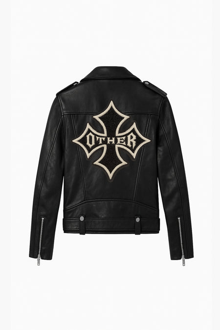 Icon Deuce  Biker Jacket -Icon Patch Vintage Black