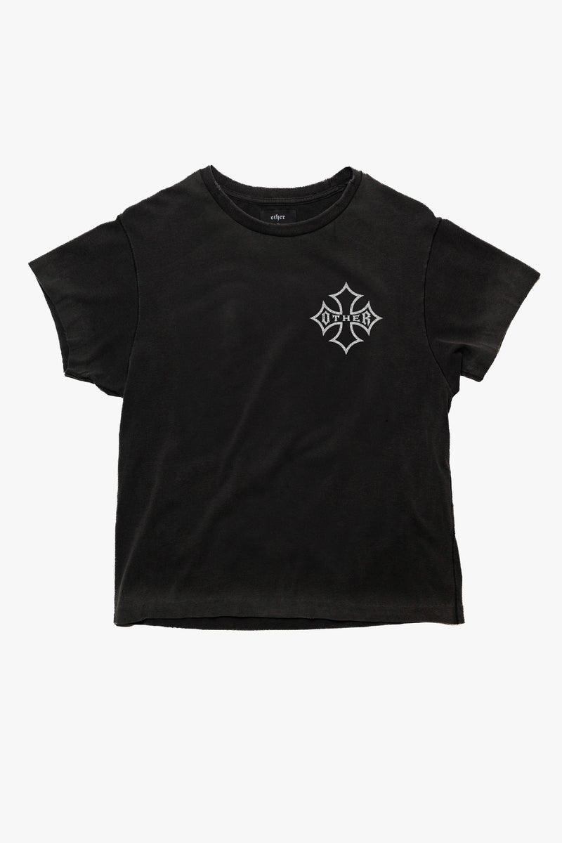 Icon Vintage Issue T-Shirt - Worn Black - Women