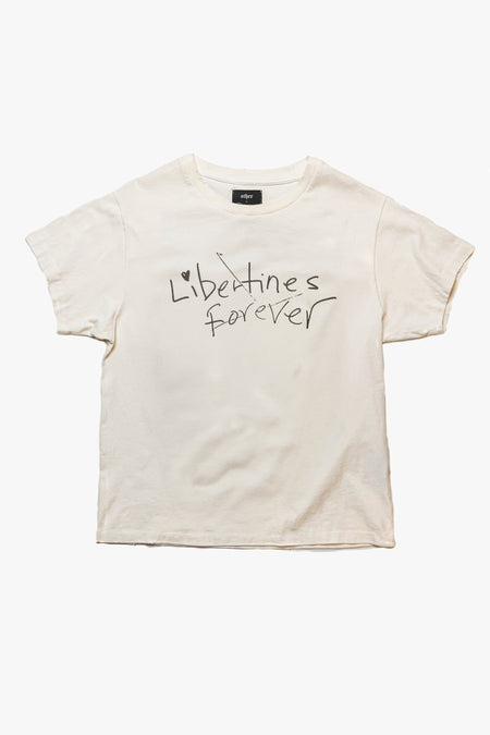 THE LIBERTINES バンドTシャツ Lサイズ アイボリー THE LIBERTINES バンドTシャツ Lサイズ アイボリー