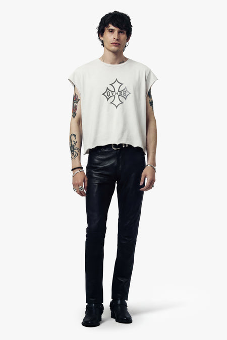 Icon Vintage Issue Raw Edge T-Shirt - Blonde