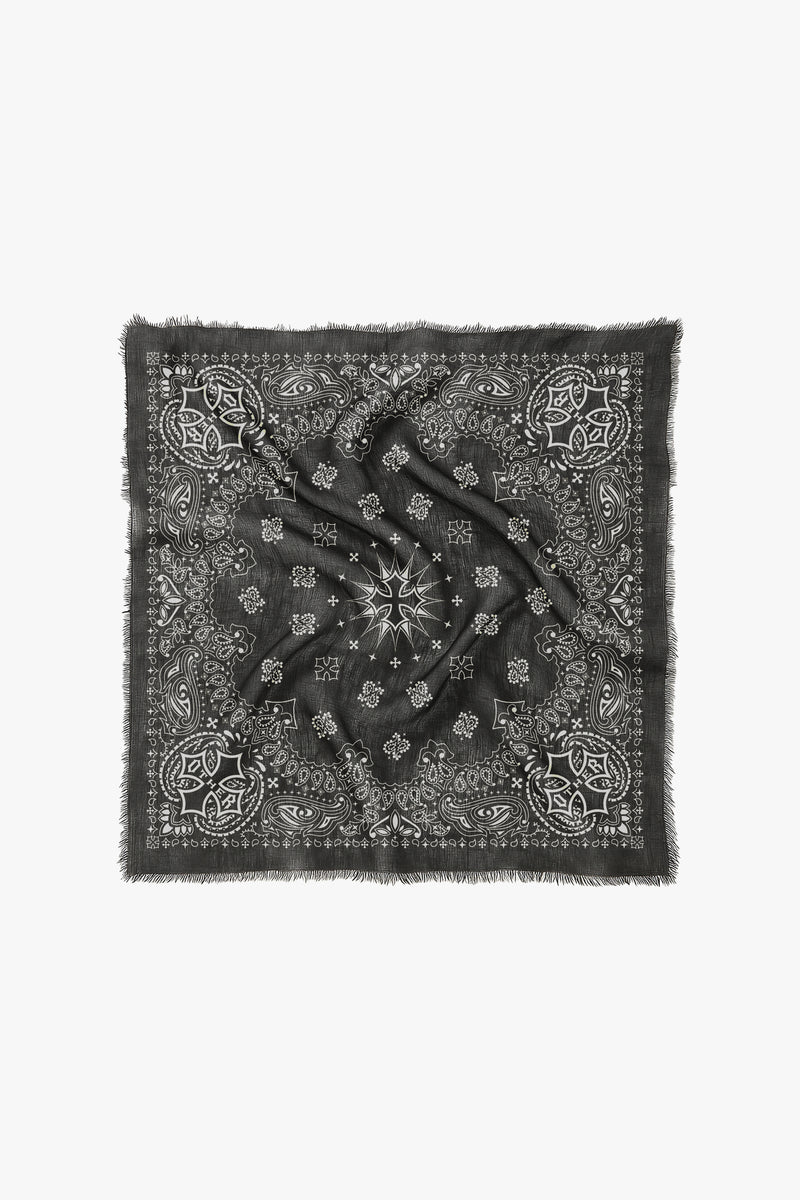 Chiffon Bandana - Black