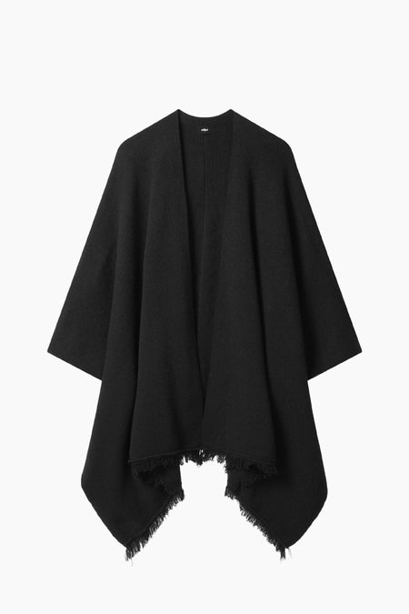 The Poncho -Black