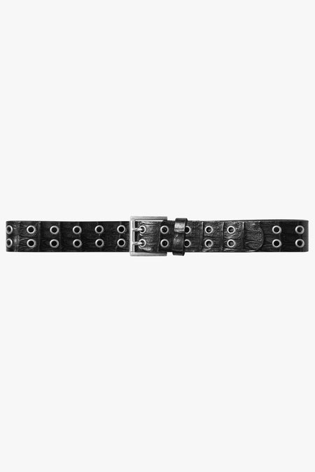 ADLER BELT - BLACK CROC