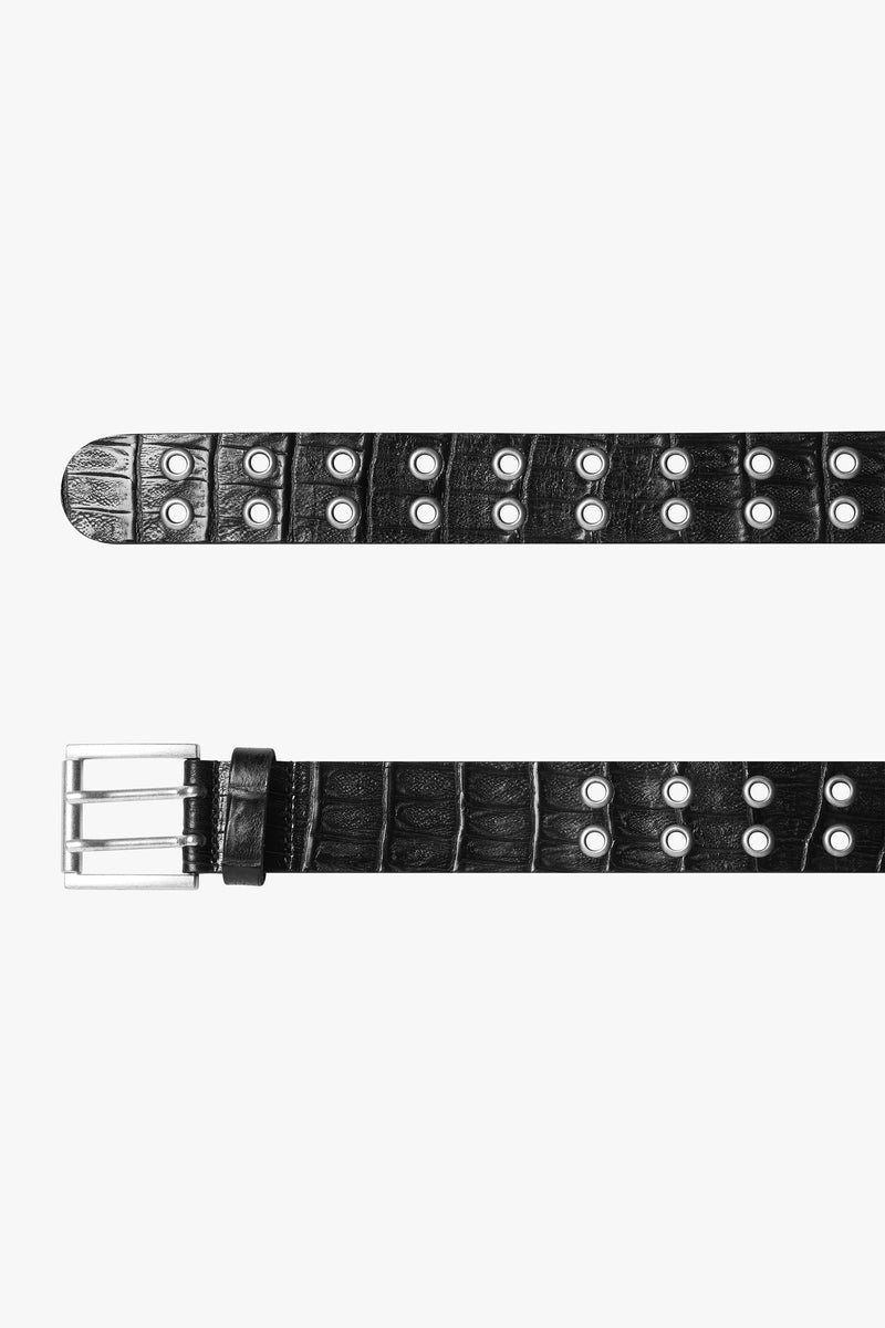 ADLER BELT - BLACK CROC