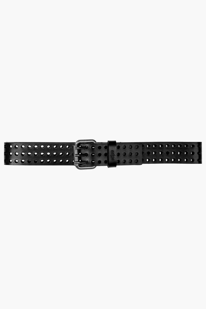 The Trio Belt | Black Leather