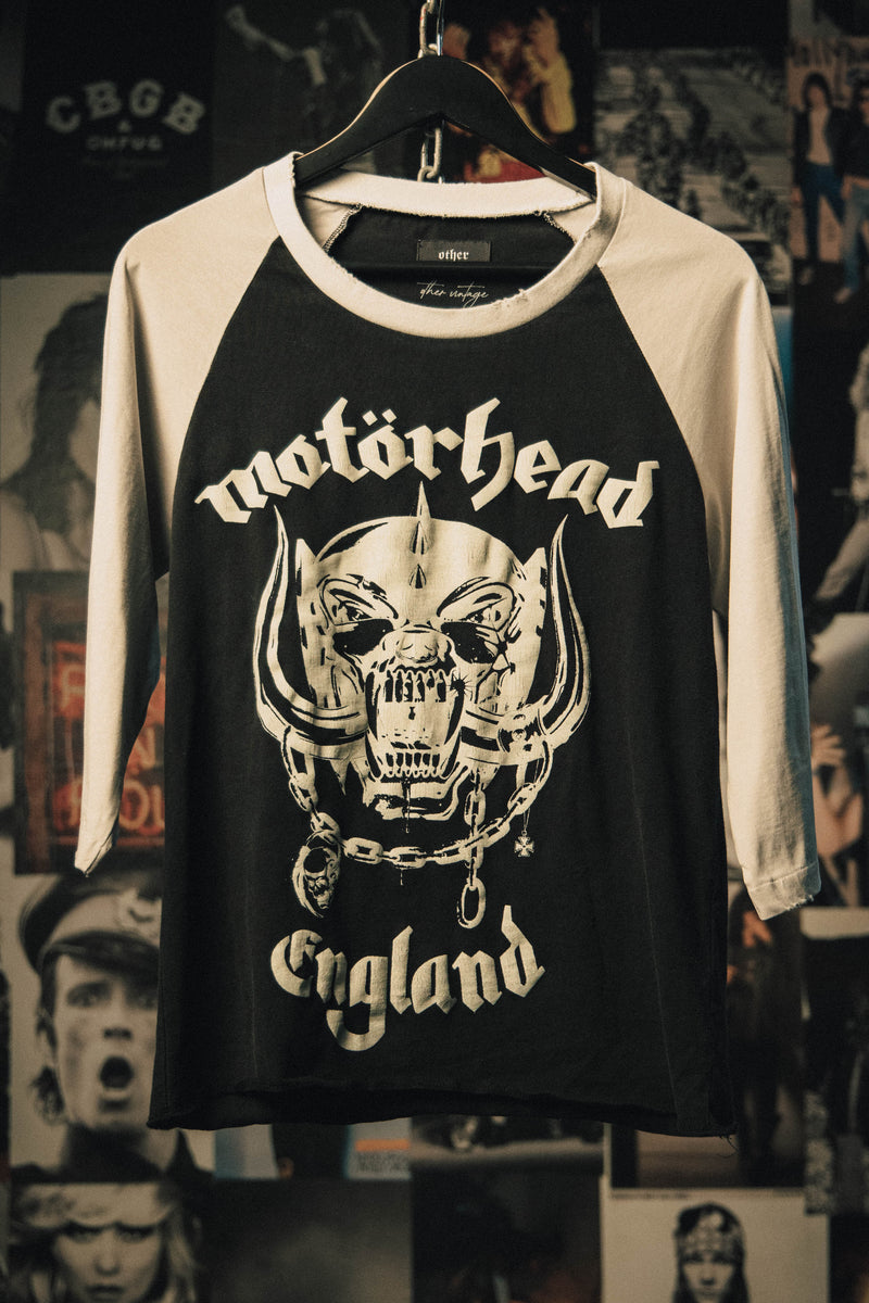 Motörhead England Vintage Baseball Tee