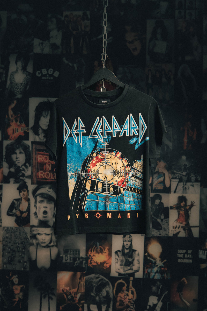 DEF LEPPARD PYROMANIA VINTAGE T-SHIRT