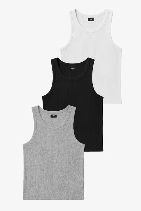 HEAVY RIB BEATER VEST BUNDLE - MIXED
