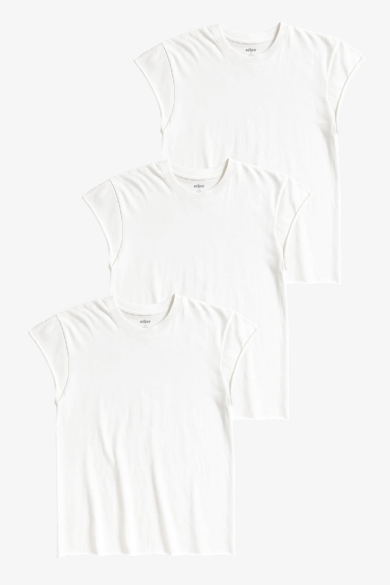 Rocker Tee Bundle - White