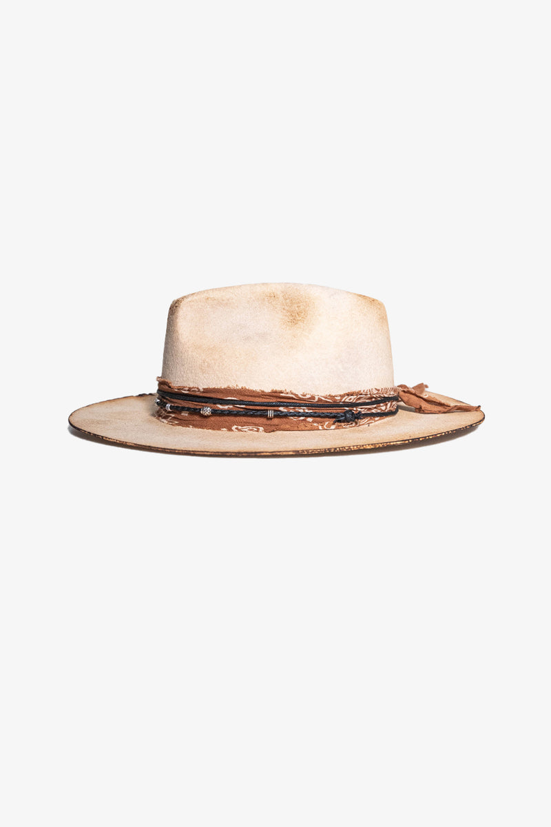 CORNELL FEDORA HAT | BURNT BONE