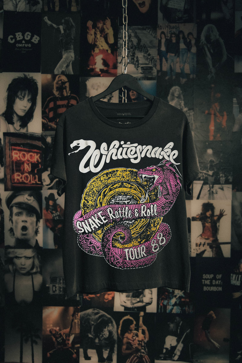 WHITESNAKE SNAKE RATTLE & ROLL TOUR 88 VINTAGE T-SHIRT