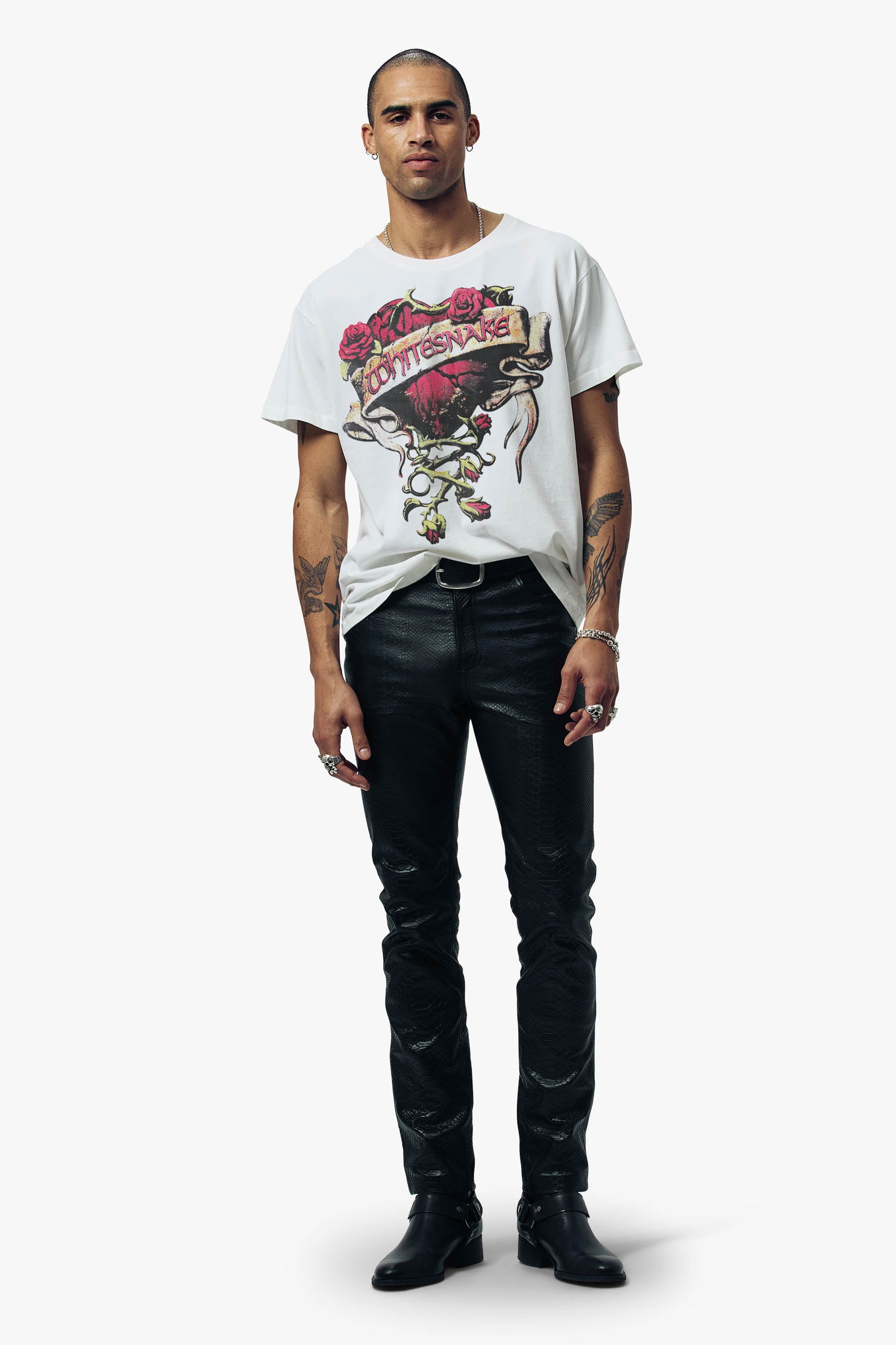 洋楽 whitesnake working t racks limited WHITESNAKE LOVE SONGS VINTAGE T-SHIRT ‐ OTHER