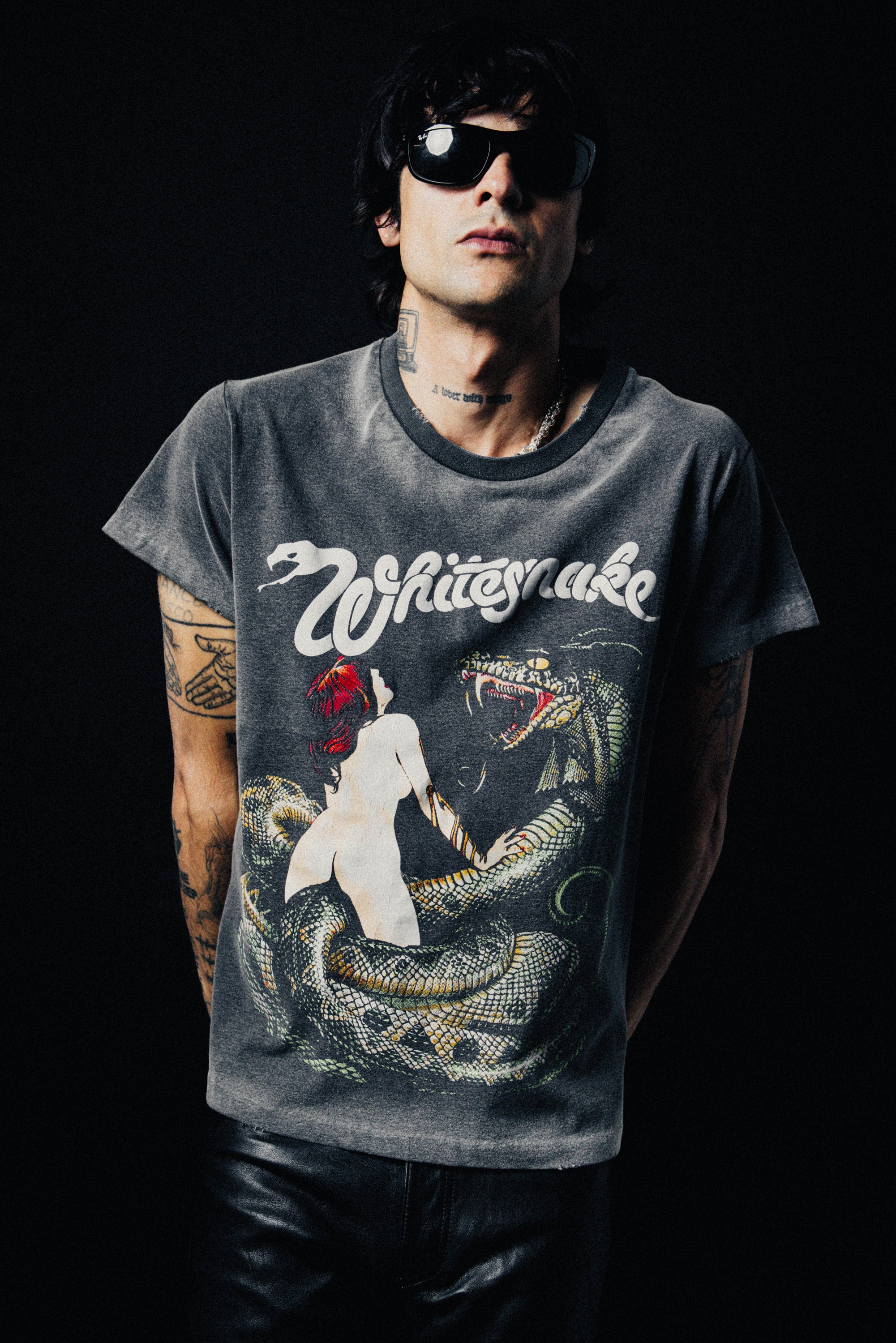 レア！80s ビンテージ WHITESNAKE バンドTシャツ ハードロック 
