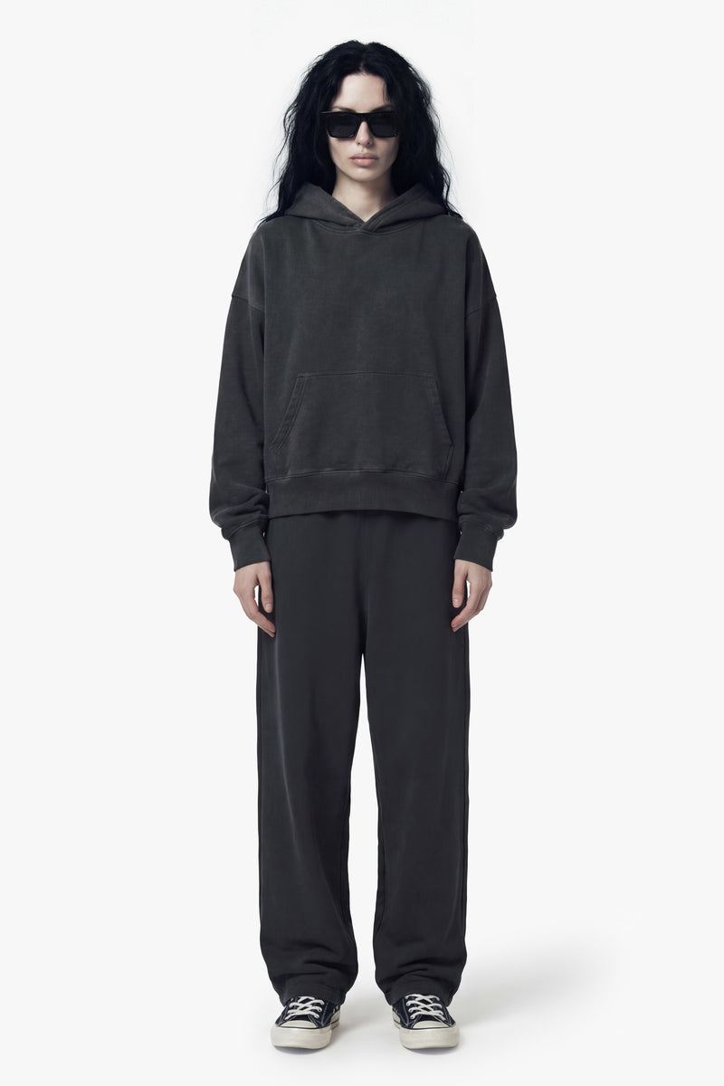 Vintage Issue Wide Leg Sweatpants - Vintage Black-Women