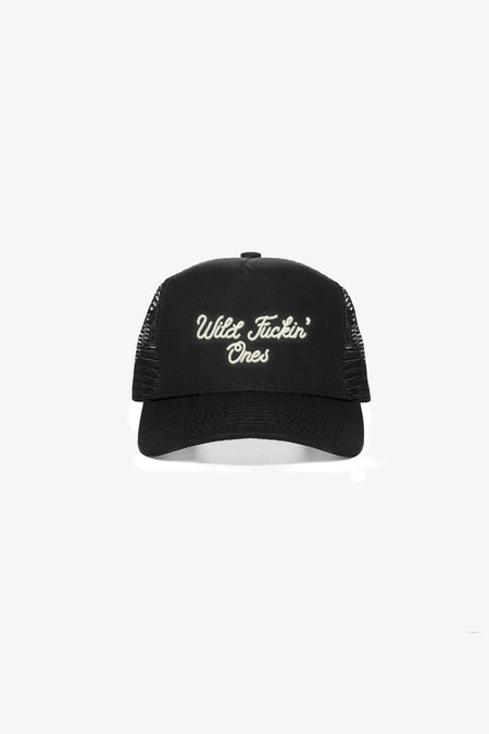 Wild Fuckin Ones Script Trucker Hat