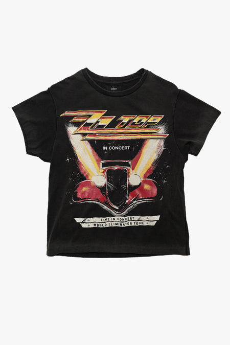 ZZ TOP WORLD ELIMINATOR TOUR VINTAGE T-SHIRT