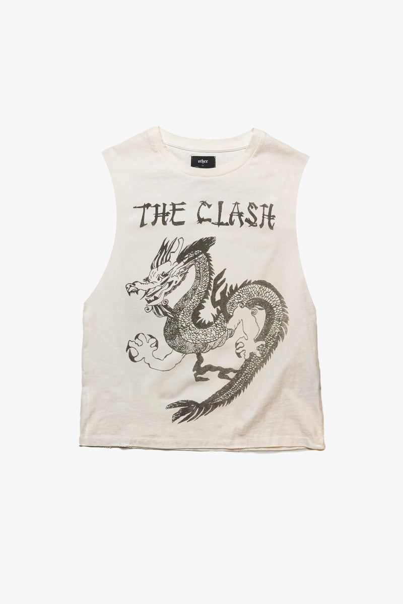 THE CLASH DRAGON VINTAGE TANK