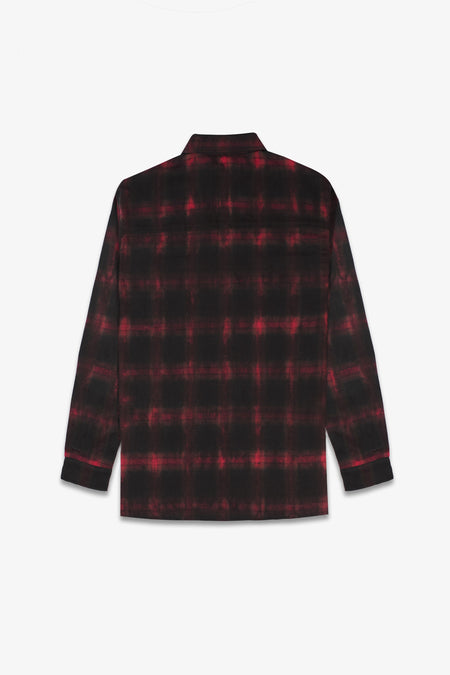 Flannel Shirt | Red Tie Dye