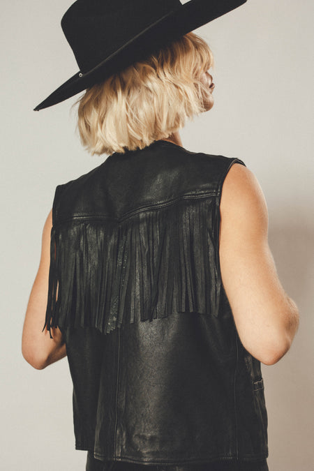 The Outlaw Leather Cut | Black