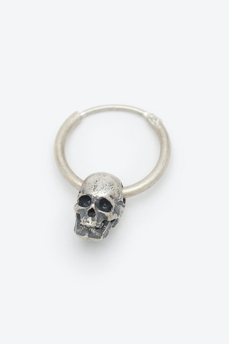 .925 Skull Earring | Silver