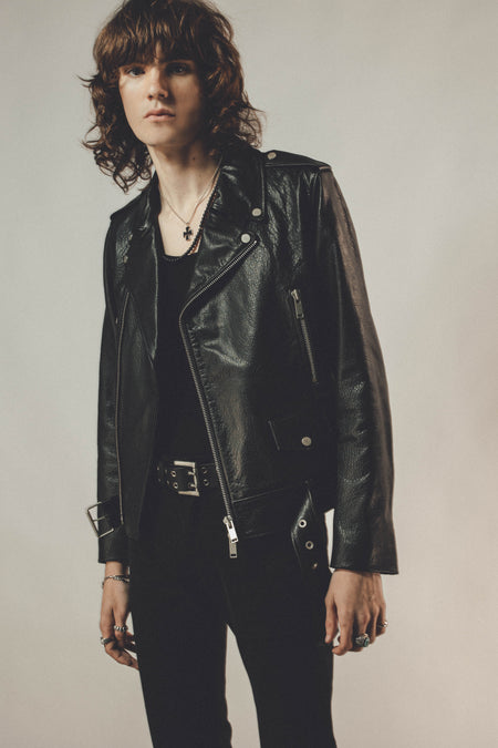 Brando Biker Jacket | Black Leather