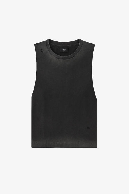 Vintage Issue Tank - Heavy Relic Black