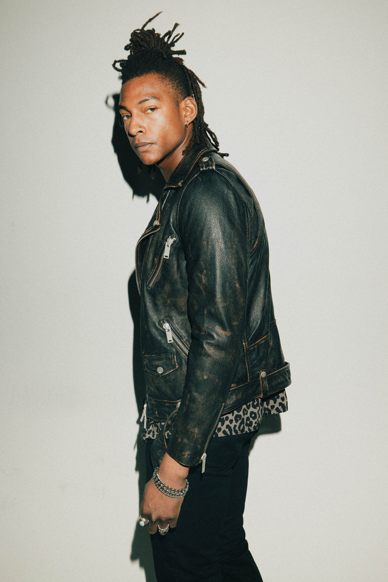 The Roadworn Biker Jacket | Heavy Relic Black