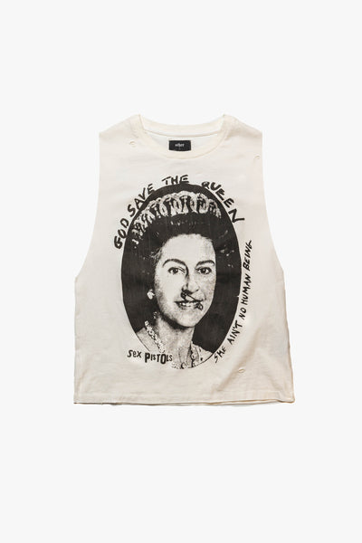 God Save The Queen' Sex Pistols Vintage Tank | Blonde ‐ OTHER