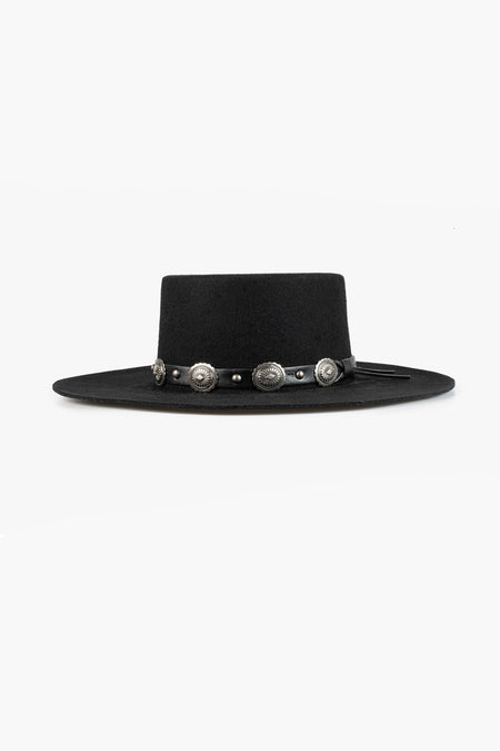 The Vaughan Boater Hat | Black