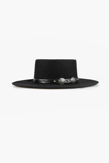 The Vaughan Boater Hat | Black