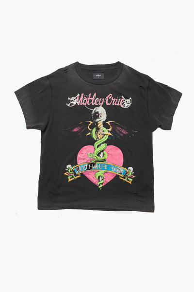 'Without You' Mötley Crüe Vintage Tee | Heavy Relic Black – OTHER